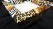 I2-24-Square Zebra Candle Depth-Relax Candles