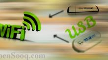 اكيد عندك واي مكس USB ونيتك تحوله wi fi خش وشوف ..